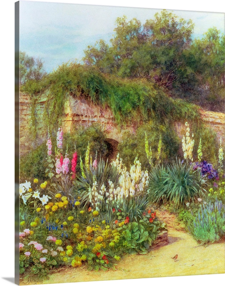 In Munstead Wood Garden, Gertrude Jekyll's Garden, Godalming, Surrey (pencil