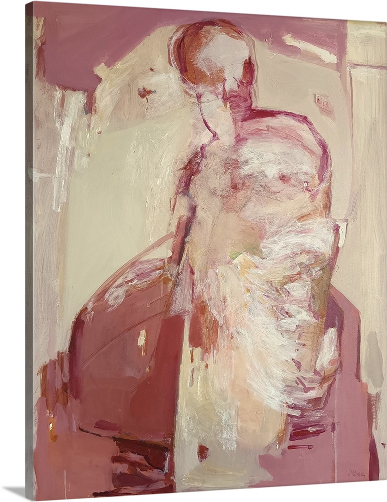 In stillness we unfold: ignition, 2025. (Originally acrylics and pastels on canvas.)