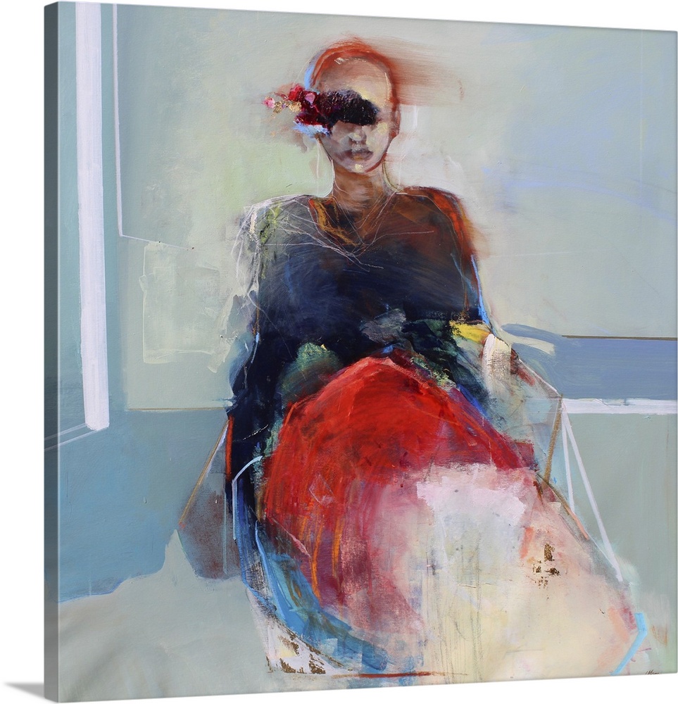 Inner space 1, 2020. (Originally acrylics and pastels on canvas.)