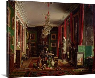Interior of the Office of Alfred Emilien (1811-92) Count of Nieuwerkerke, Director Gener