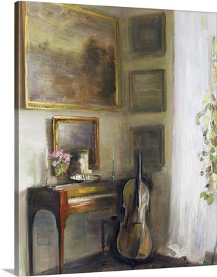 Interior with Cello and Spinet
