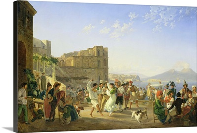 Italian Dancing, Naples, 1836