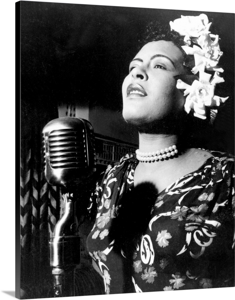 Billie Holiday (1915-1959) American jazz singer.