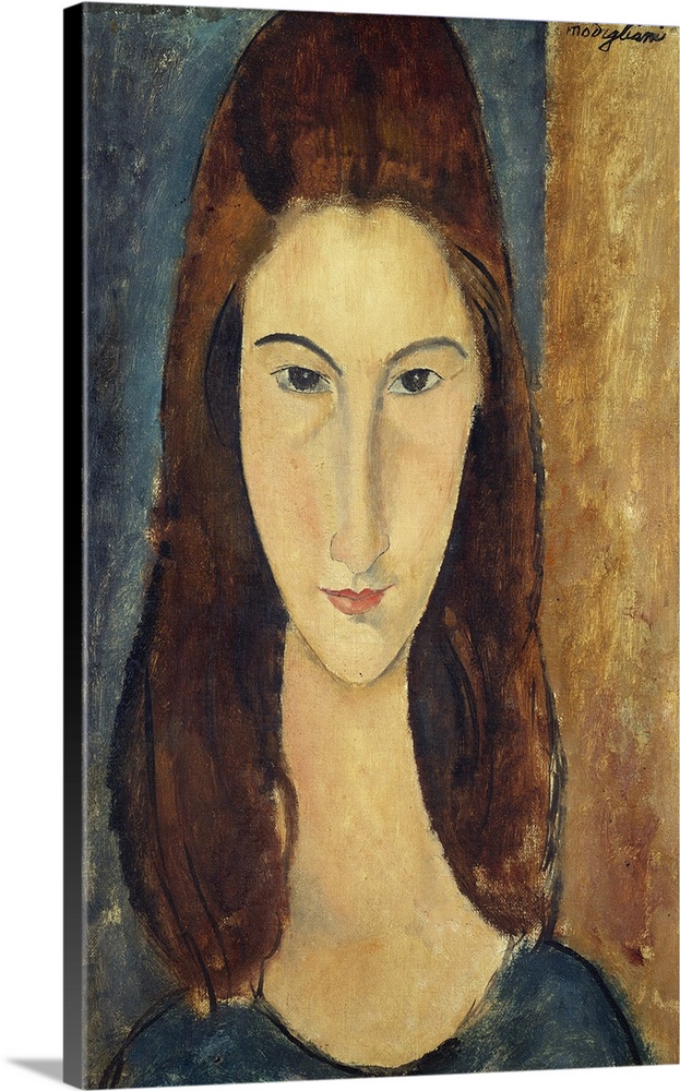 CH378378 Jeanne Hebuterne, 1917-18 (oil on canvas) by Modigliani, Amedeo (1884-1920); 45.7x29.2 cm; Private Collection; Ph...