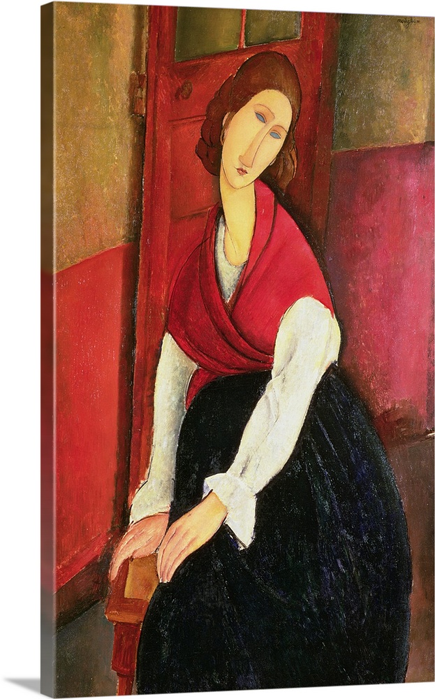 MFA120749 Jeanne Hebuterne, 1919 (oil on canvas) by Modigliani, Amedeo (1884-1920); 127.5x81 cm; Private Collection; Itali...