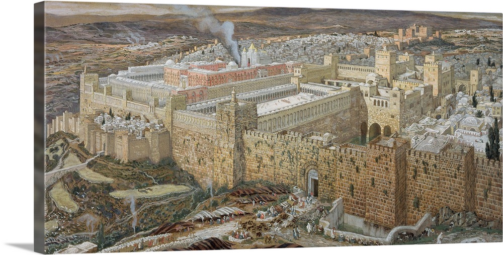 built 20BC and destroyed by the Romans 70AD, leaving just the Western Wall; the Al-Aqsa mosque now stands on the site;