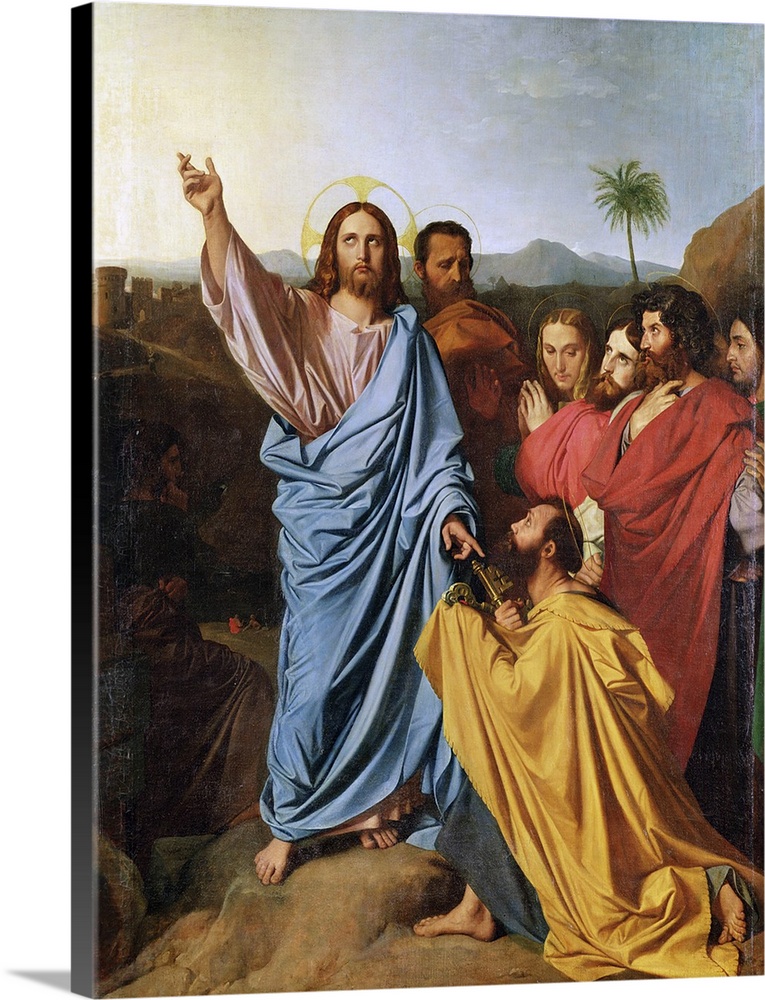 Jesus remettant les clefs a Saint Pierre;
