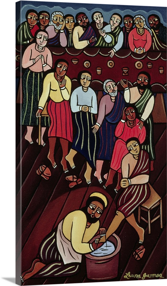 Jesus Washing The Disciples' Feet, 2000