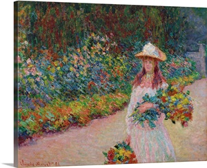 Jeune Fille Dans Le Jardin De Giverny, 1888 image thumbnail