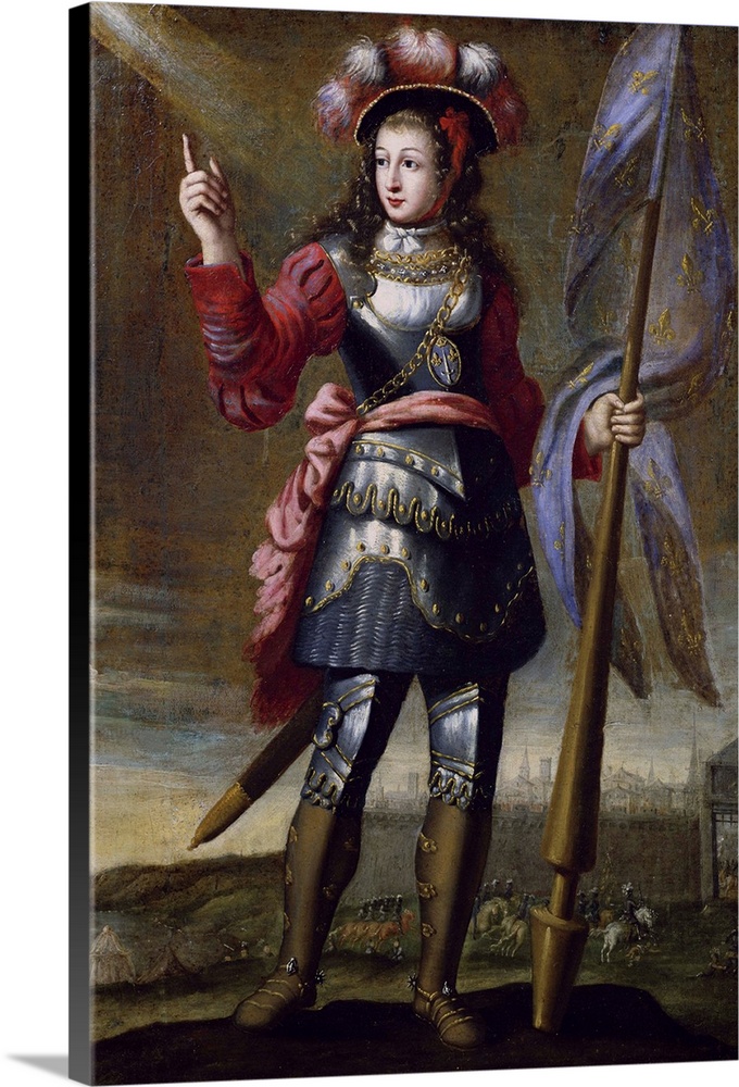 XIR224981 Joan of Arc (1412-31) Before Orleans (oil on canvas) by French School, (17th century); Maison Jeanne d'Arc, Orle...