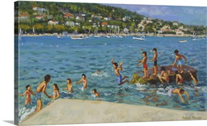 Jumping Off The Rocks, Cinque Terre, Positano, Italy image thumbnail