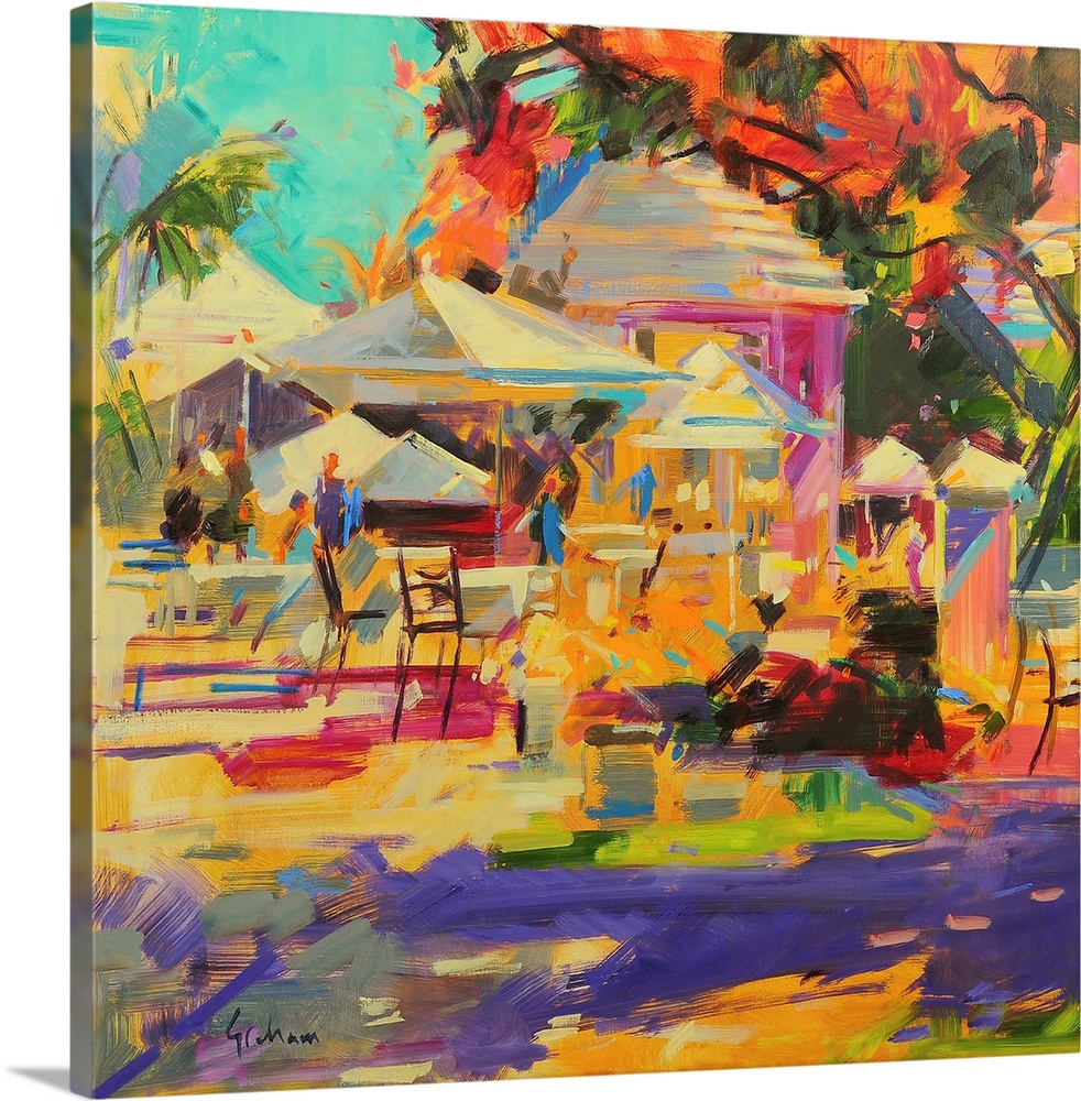 King's Point, Bermuda (originally oil on canvas) by Graham, Peter
