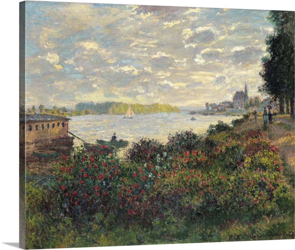 La Seine a Argenteuil, 1877. Originally oil on canvas.