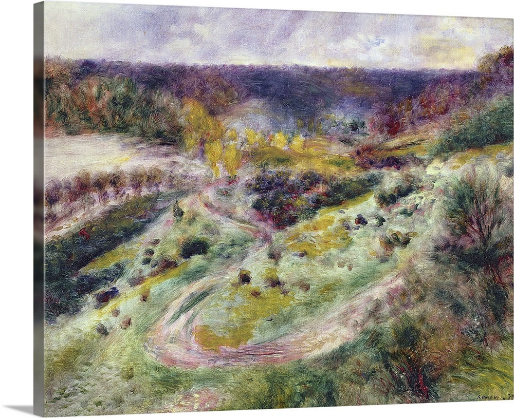 BAL72600 Landscape at Wargemont, 1879  by Renoir, Pierre Auguste (1841-1919); oil on canvas; 80x100 cm; Toledo Museum of A...
