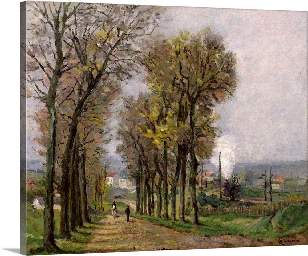BAL76341 Landscape in the Ile de France, c.1878  by Guillaumin, Jean Baptiste Armand (1841-1927); oil on canvas; 50x60 cm;...