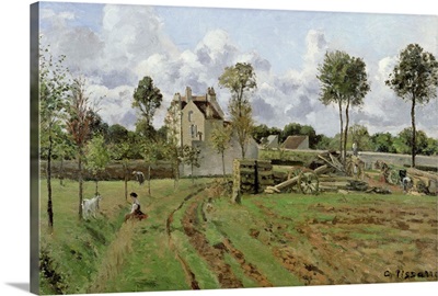 Landscape, Louveciennes, c.1872
