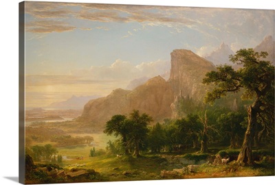 Landscape Scene From "Thanatopsis", 1850