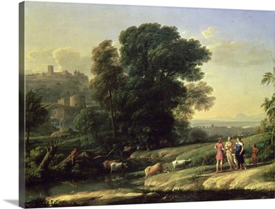 Landscape with Cephalus and Procris Reunited by Diana, 1645