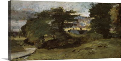 Landscape with Cottages, 1809-10