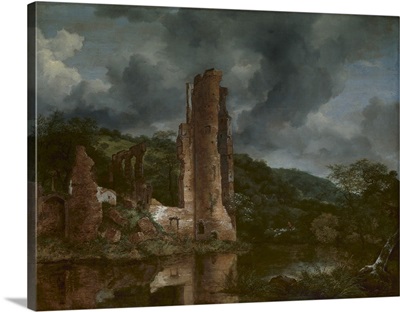 Landscape with the Ruins of the Castle of Egmond, 1650-55