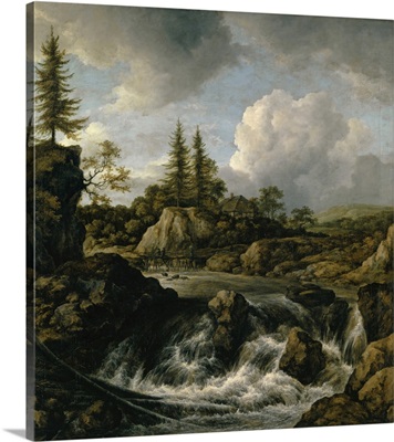 Landscape With Waterfall, C1660