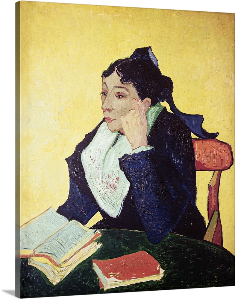 XIR47740 L'Arlesienne (Madame Ginoux) 1888 (oil on canvas)  by Gogh, Vincent van (1853-90); 90x72.5 cm; Metropolitan Museu...