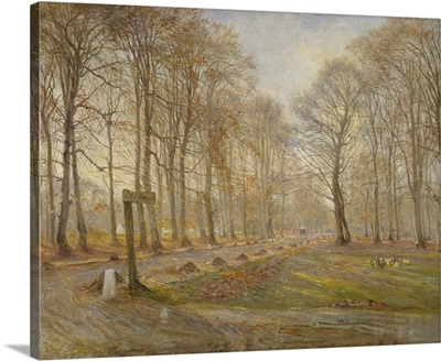 Late Autumn Day in the Jagersborg Deer Park, North of Copenhagen, 1886