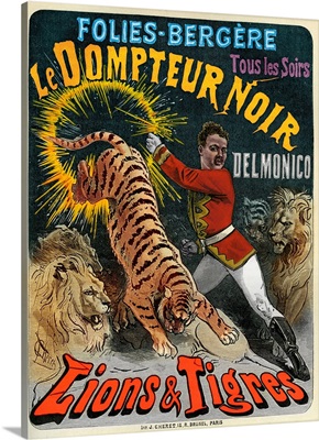 Le Dompteur Noir - Poster For The Folies-Bergere