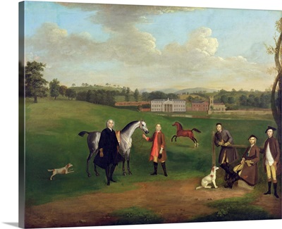 Leak Okeover, Rev. John Allen and Captain Chester, Staffordshire, c. 1785