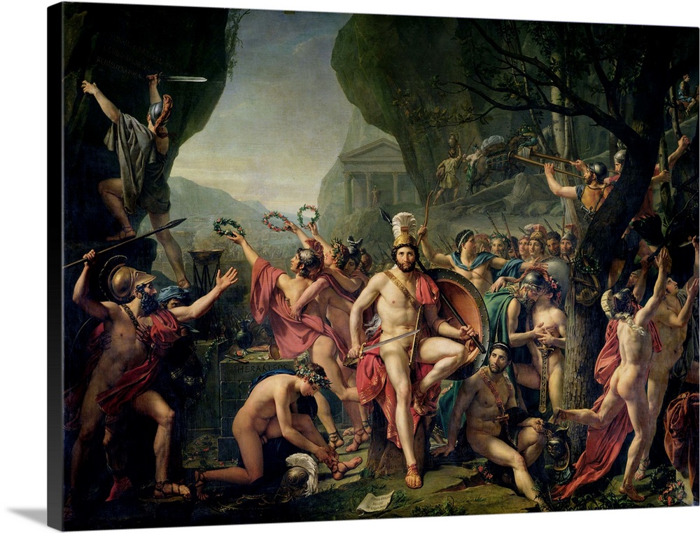 Leonidas at Thermopylae, 480 BC, 1814