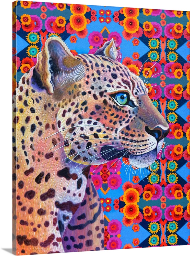 Leopard, 2018, (originally oil on canvas) by Tattersfield, Jane