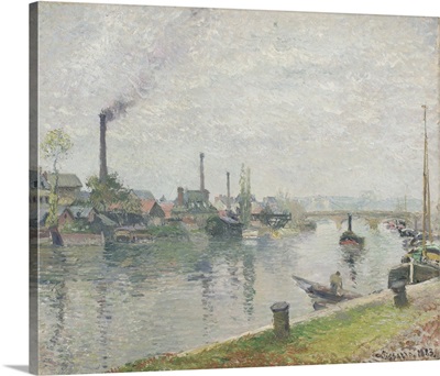 L'iile Lacroix A Rouen, 1883