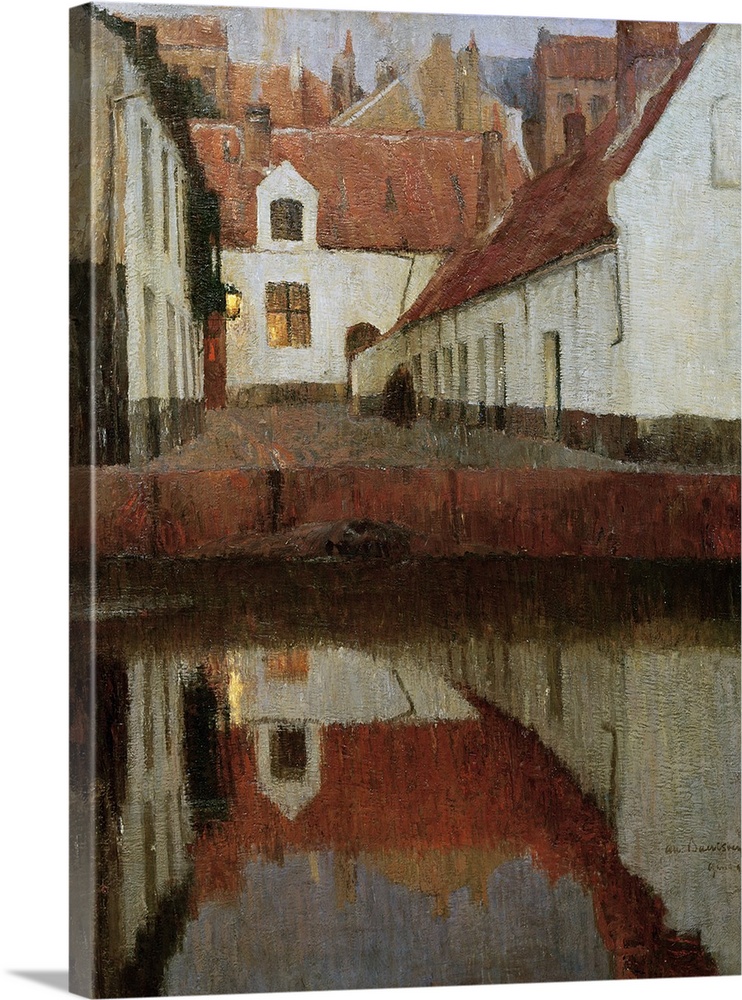 Originally oil on canvas. By Baertsoen, Albert (1866-1922).