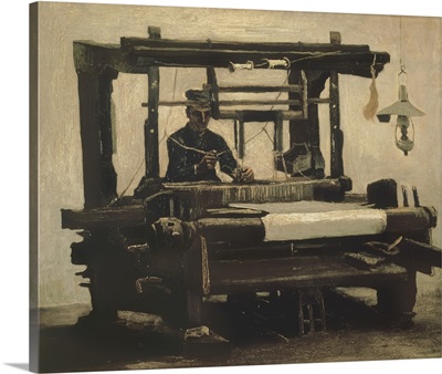 Loom With Weaver, 1884