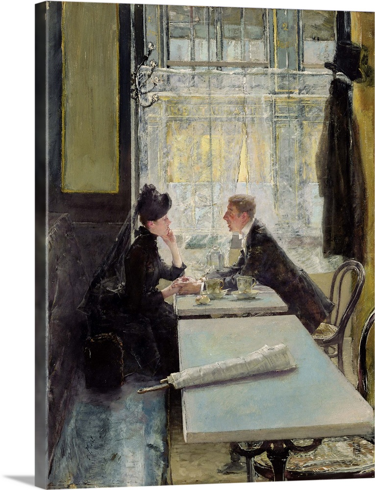 Lovers in a Cafe