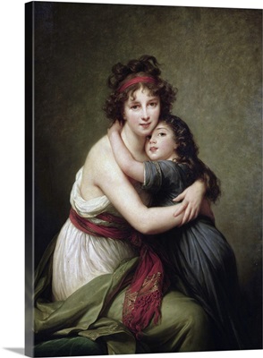 Madame Vigee-Lebrun and her Daughter, Jeanne-Lucie-Louise (1780-1819) 1789