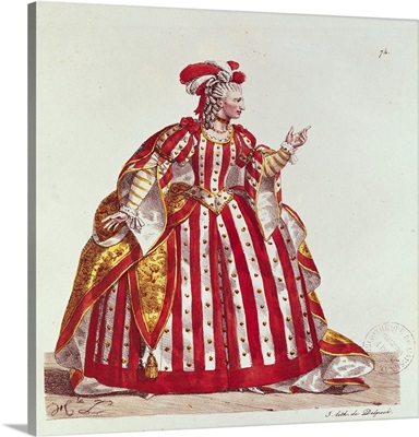 Mademoiselle Dumesnil (1713-1803) in the Role of Agrippina in 'Britannicus'