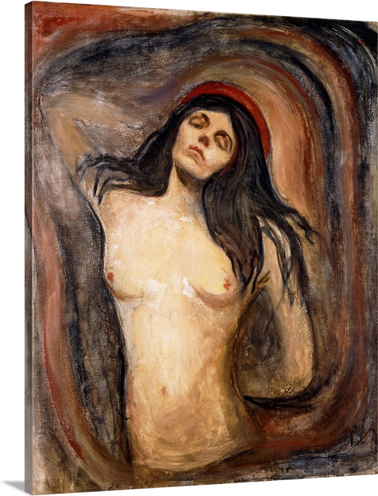 Madonna, 1894-1895 (originally oil on canvas) by Munch, Edvard (1863-1944)
