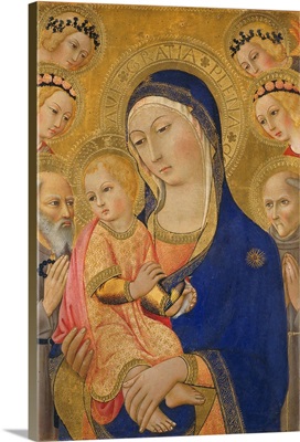 Madonna and Child with Saint Jerome, Saint Bernardino, and Angels, c.1460