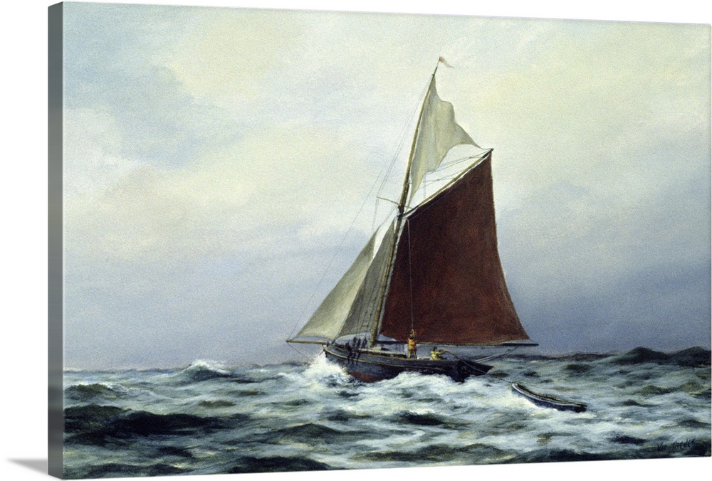 Making sail after a blow, 1983