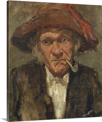 Man Smoking A Pipe, C.1859