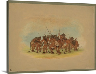 Mandan Buffalo Dance, 1861