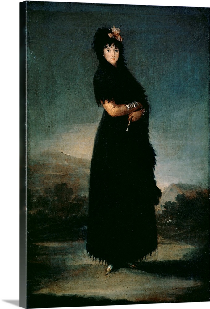 XIR543 Mariana Waldstein (1763-1808) 9th Marquesa of Santa Cruz, c.1797-99 (oil on canvas)  by Goya y Lucientes, Francisco...