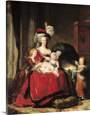 Marie-Antoinette (1755-93) and her Children, 1787
