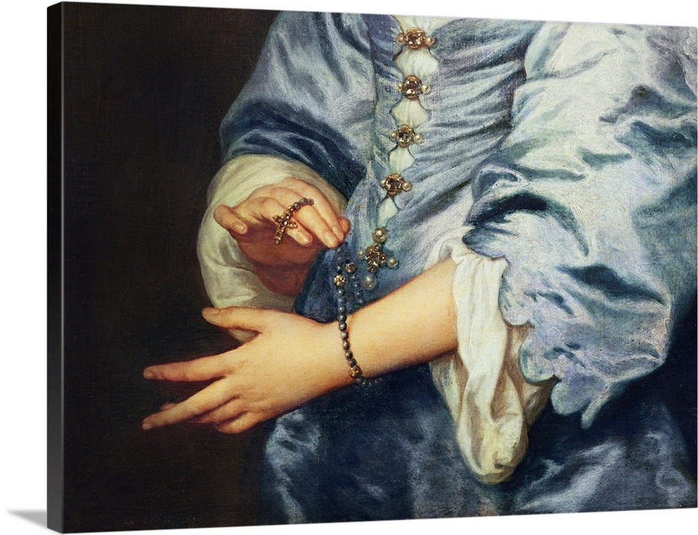 Marie Ruthven, Lady van Dyck, c.1639 (originally oil on canvas) by Dyck, Anthony van (1599-1641)