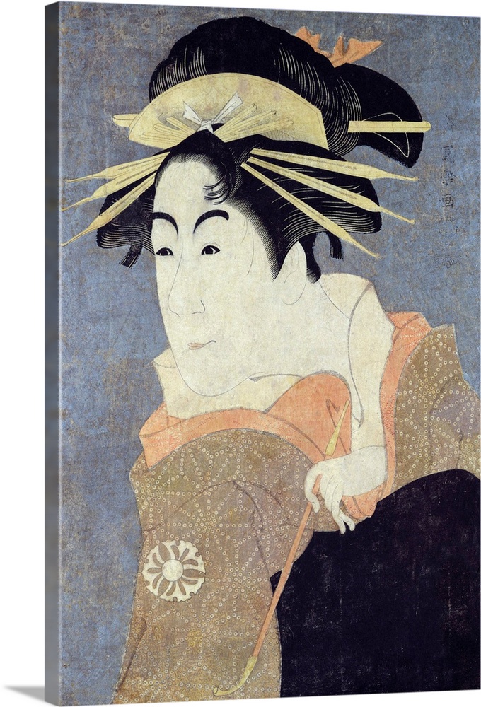 Matsumoto Yonesaburo in the role of the courtesan Kewaizaka No Shosho
