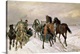 image thumbnail of BAL153694 Meeting, 1876 (oil on canvas)  by Kowalewsky, Pawel (1843-1903); 47x74 cm; Tretyakov Gallery, Moscow, Russia; Ru...
