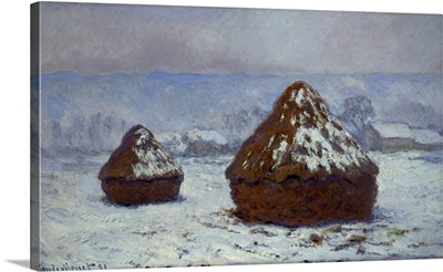 Meules, Effet De Neige, 1891