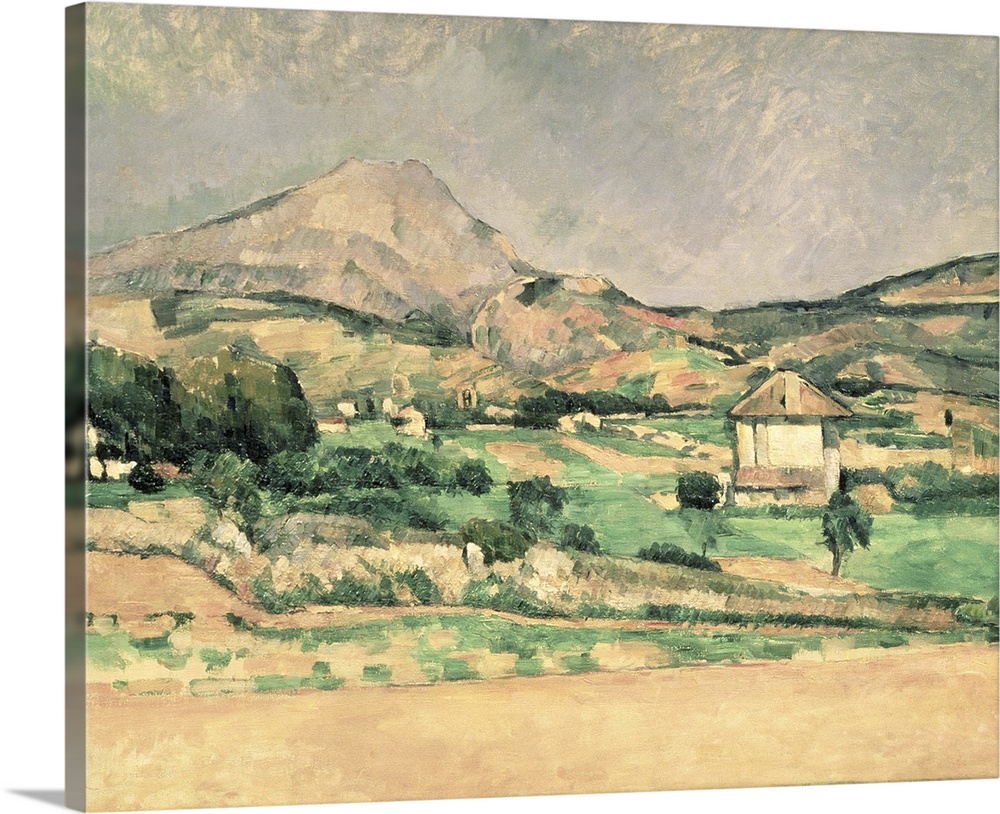 XIR47973 Montagne Sainte-Victoire, c.1882-85 (oil on canvas)  by Cezanne, Paul (1839-1906); 58x72 cm; Pushkin Museum, Mosc...