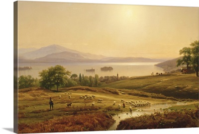 Morning on Lago Maggiore, 1860